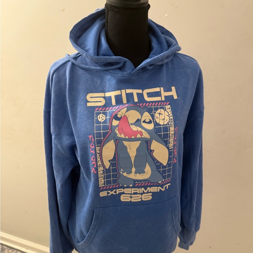 MAD Engine Blue Stitch Hoodie Sweatshirt